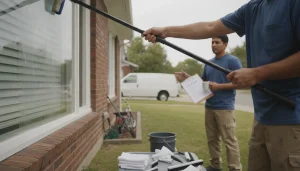 Professional window cleaning service in Boca Raton with clear scope, written estimate, punctual team, and clean tools